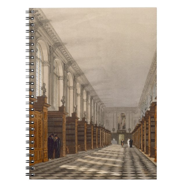 Interior of Trinity College Library, Cambridge, fr Spiral Notebook (Front)