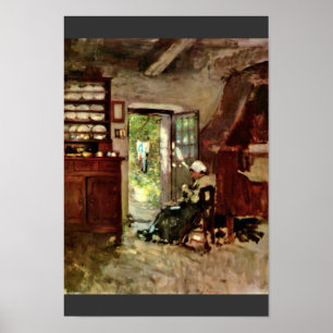 Interior Of Vitre By Grigorescu Nicolae Poster