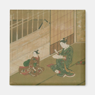 Interior scene, c.1730 magnet