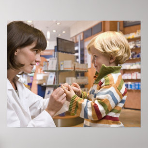 interior shots of a pharmacy poster