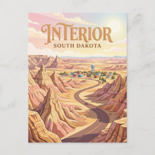 Interior South Dakota Postcard