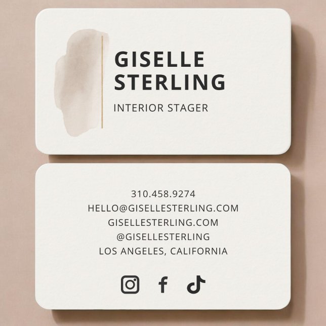 Interior Stager Business Card (Creator Uploaded)