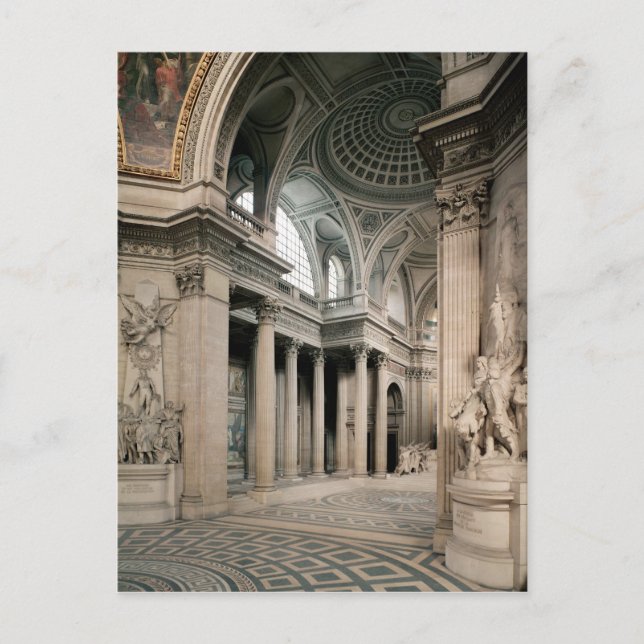 Interior view, 1764-1812 postcard (Front)