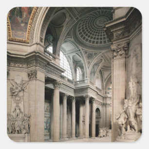 Interior view, 1764-1812 square sticker