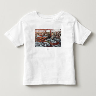 Interior View of a Salmon Cannery Toddler T-Shirt