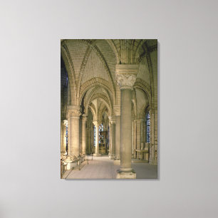 Interior view of the ambulatory (photo) canvas print