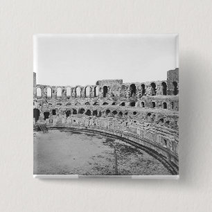 Interior view of the amphitheatre 15 cm square badge