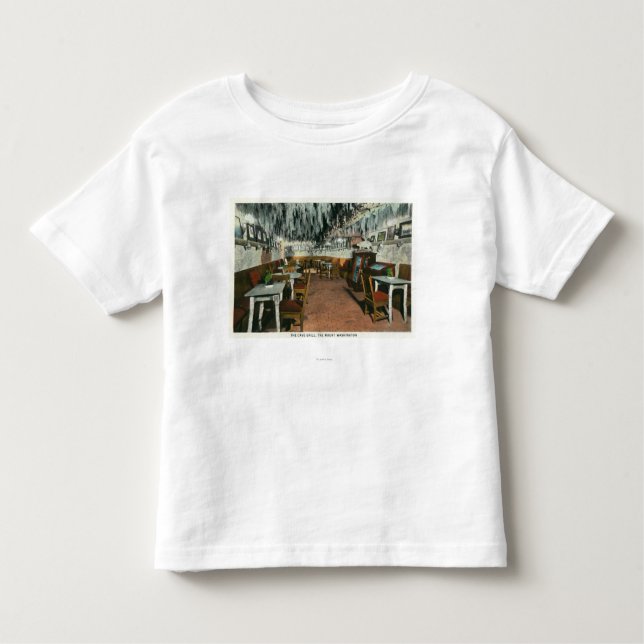 Interior View of the Cave Grill Toddler T-Shirt (Front)