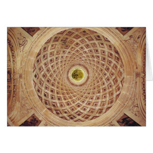 Interior view of the cupola in the chapel