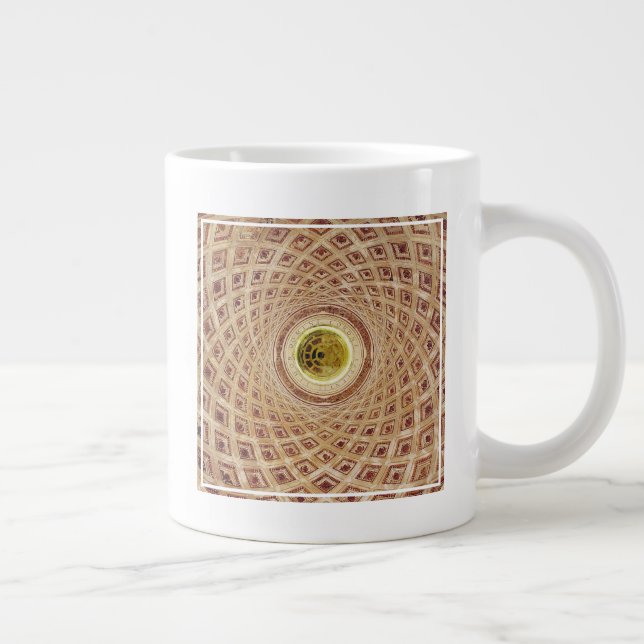 Interior view of the Cupola in the Chapel Large Coffee Mug (Right)