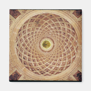 Interior view of the cupola in the chapel magnet