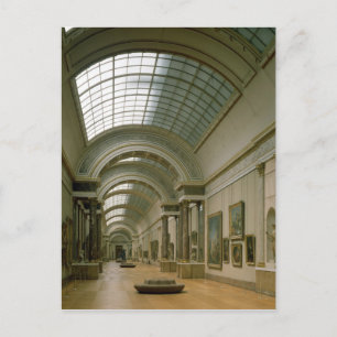 Interior view of the Grande Galerie Postcard