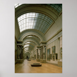 Interior view of the Grande Galerie Poster