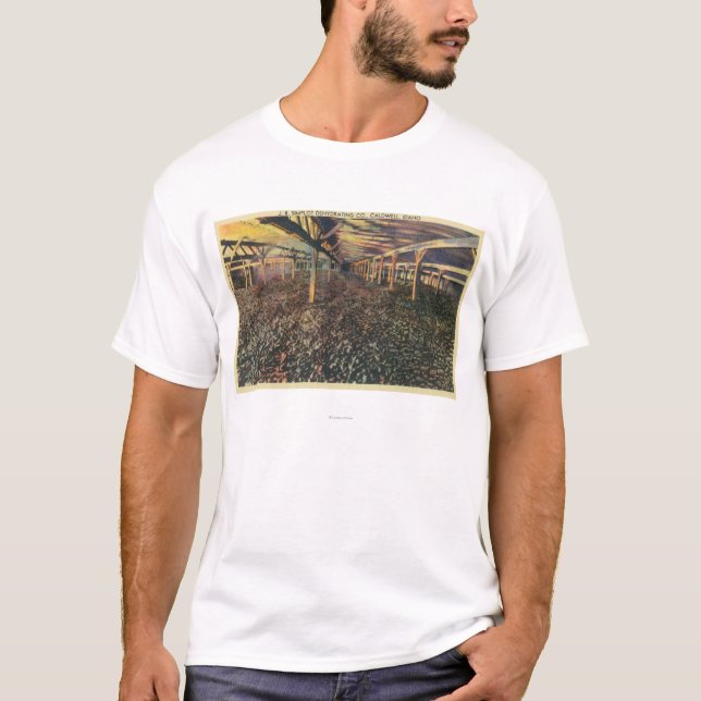Interior View of the JR Simplot Dehydrating Co T-Shirt (Front)