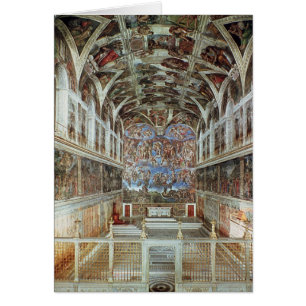 Interior view of the Sistine Chapel