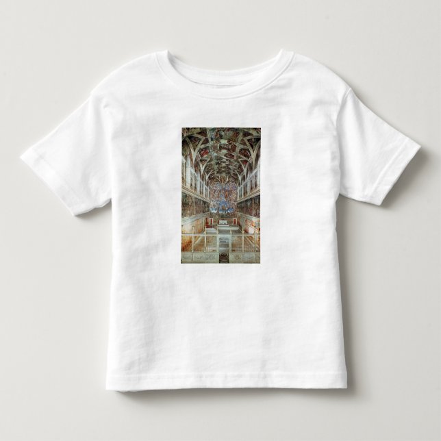 Interior view of the Sistine Chapel Toddler T-Shirt (Front)
