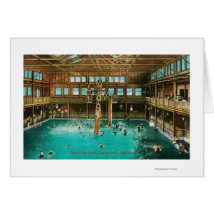 Interior View of the Swimming Baths