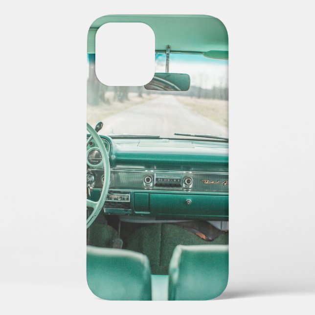 INTERIOR VIEW OF VEHICLE ON ROAD Case-Mate iPhone CASE (Back)