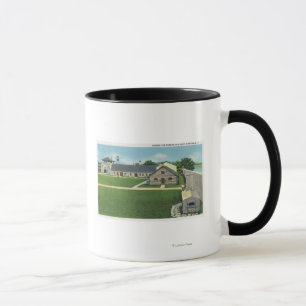 Interior View of Vestibule in Old French Mug