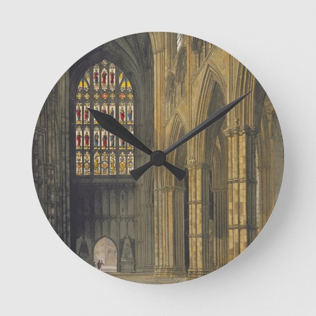 Interior View of Westminster Abbey Looking Towards Round Clock (Front)