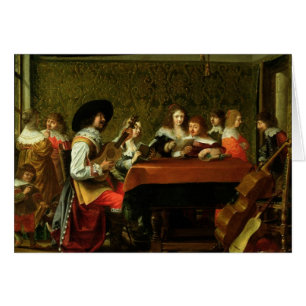 Interior with Musicians and Singers