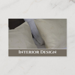 Interiors & Furnishings Business Card. Business Card