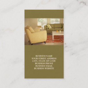 Interiors or Staging Business Cards