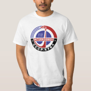 INTERKOSMOS Интеркосмос 80s Soviet Space Program T-Shirt