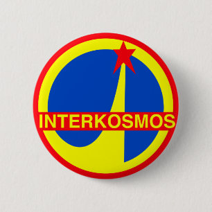Interkosmos 6 Cm Round Badge