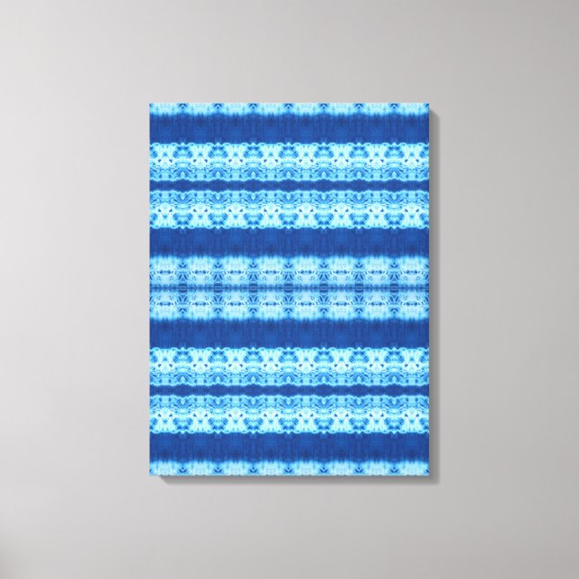 Interlace Shibori Canvas Print (Front)