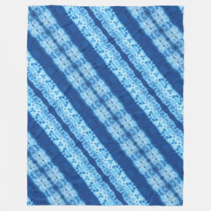 Interlace Shibori Fleece Blanket