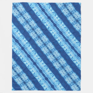 Interlace Shibori Fleece Blanket