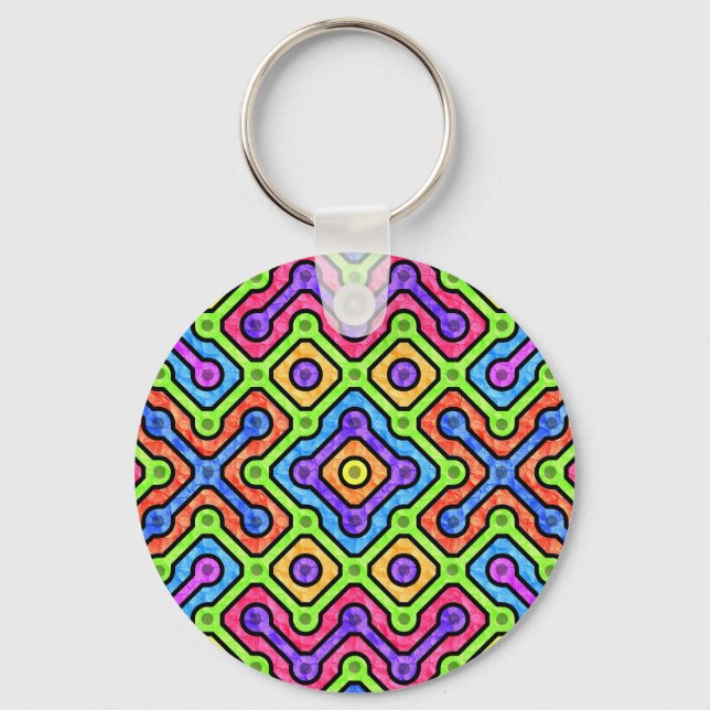 Interlaced Nexus Key Ring (Front)