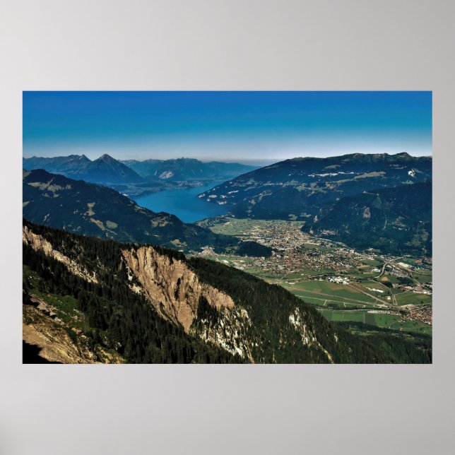 Interlaken and Thunersee Poster (Front)