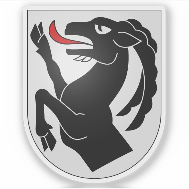 Interlaken-Oberhasli district emblem, Switzerland (Front)