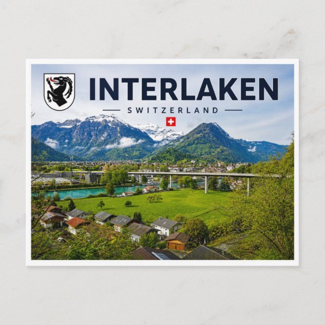 Interlaken - Switzerland Postcard (Front)