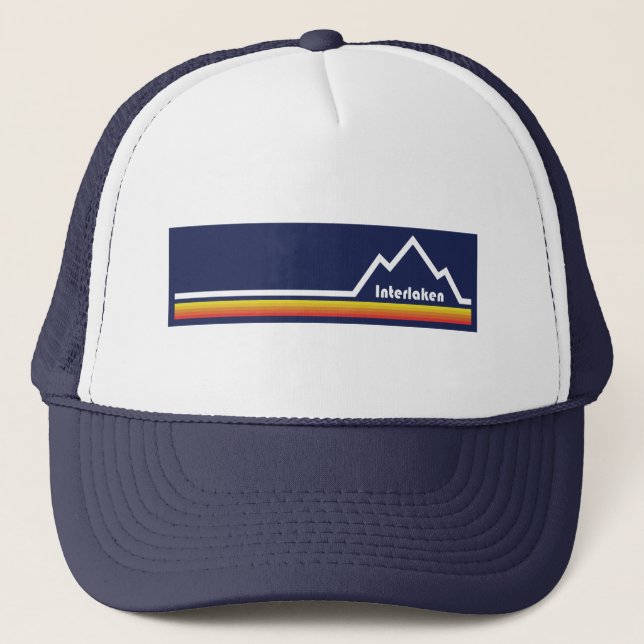 Interlaken, Switzerland Trucker Hat (Front)