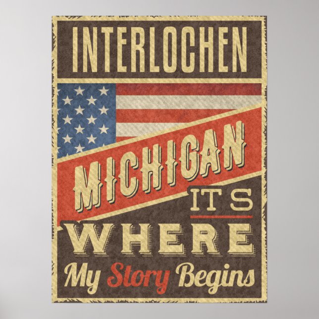 Interlochen Michigan Poster (Front)