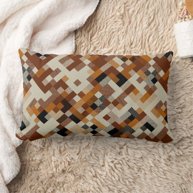 Interlocked illusion lumbar cushion (Blanket)