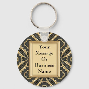 Interlocking Gold Lace Key Ring