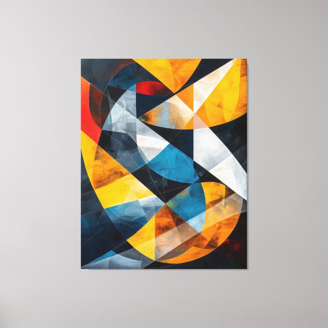 Interlocking Horizons of Light Canvas Print (Front)