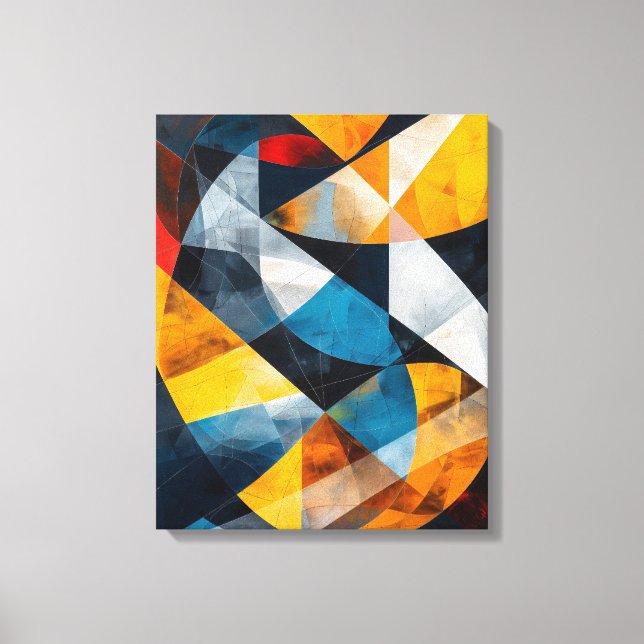 Interlocking Horizons of Light Canvas Print (Front)