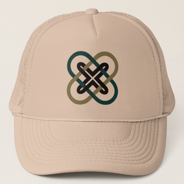 Interlocking X Trucker Hat (Front)