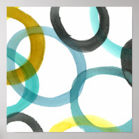 Interlocking Yellow & Blue Circles