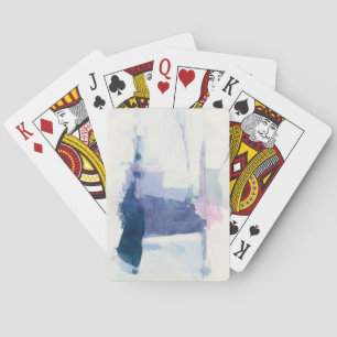 Interlude Abstract In Blue Playing Cards