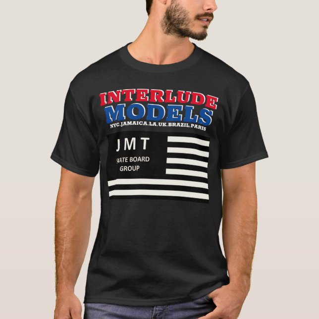 INTERLUDE MODELS  Basic Dark T-Shirt (Front)