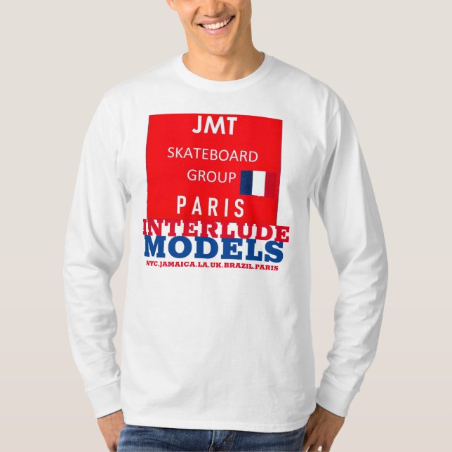 INTERLUDE MODELS  Basic Long Sleeve T-Shirt (Front)