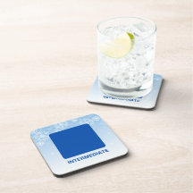 Intermediate Blue Square Ski Trail Sign