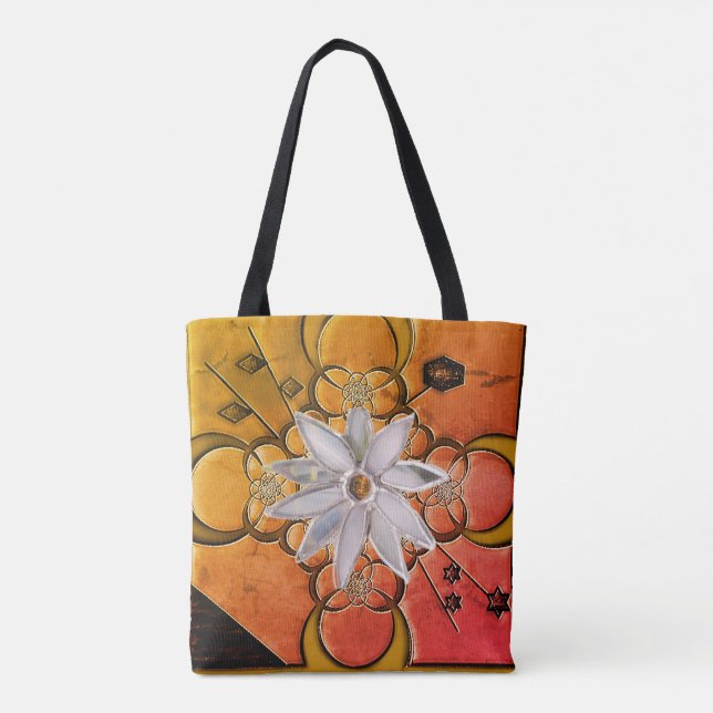 "Intermingle" (Medium) Shoulder Tote Bag (Back)