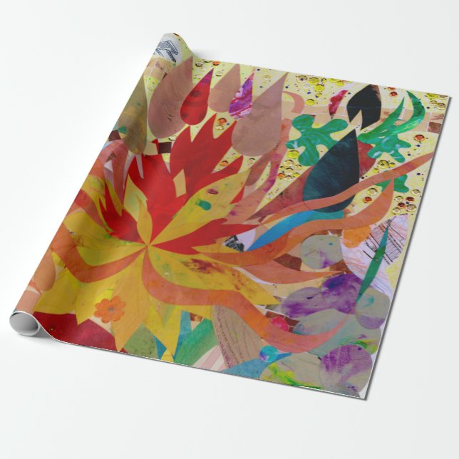 Internal Flame - Matte Wrapping Paper, 30" x 6' Paper (Unrolled)